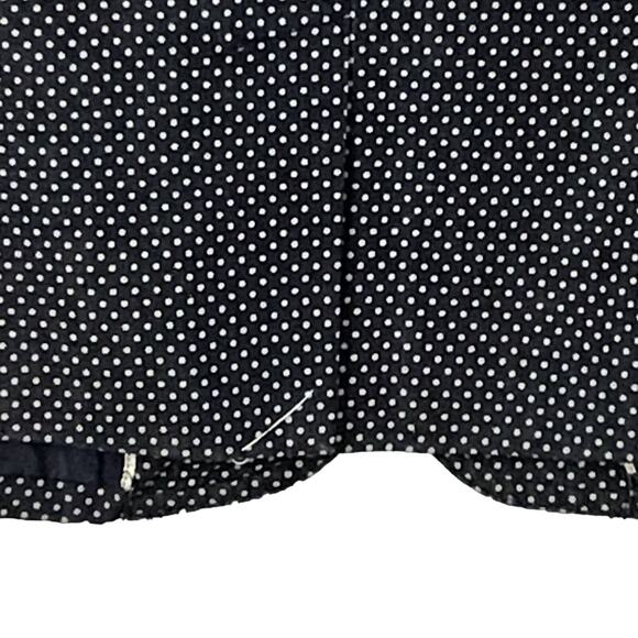 J CREW Classic Schoolboy Blazer Jacket Fitted Tailored Indigo Blue Dot Cream 0 - Picture 9 of 13